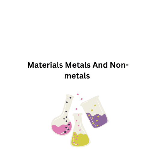 Materials  Metals And Non-metals